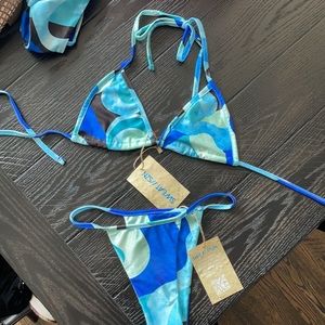 Brand new w/tags Sweat Szn Blue Bikini